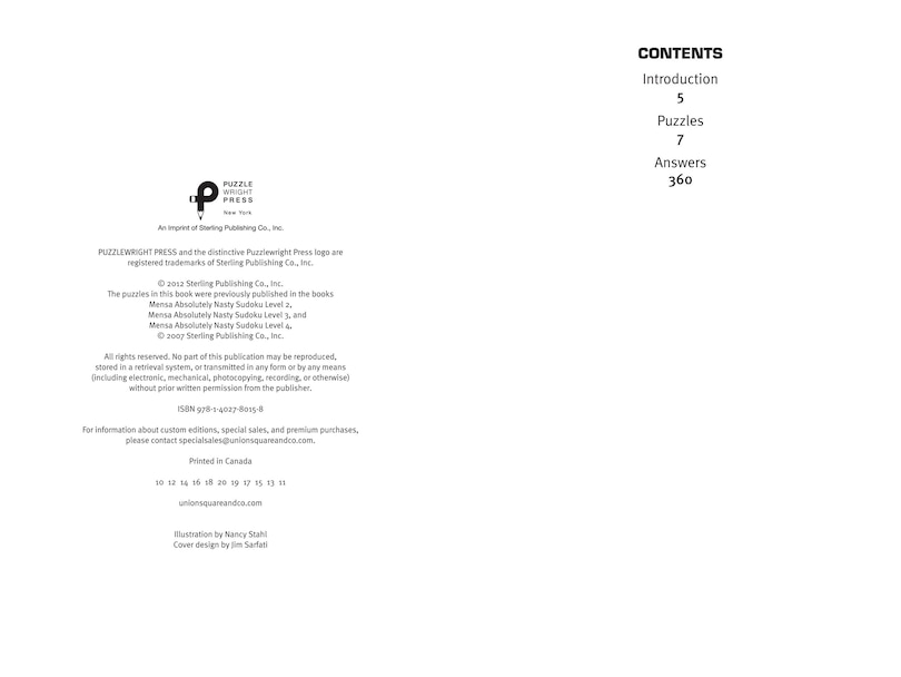 Sample content_The Nastiest Sudoku Book Ever