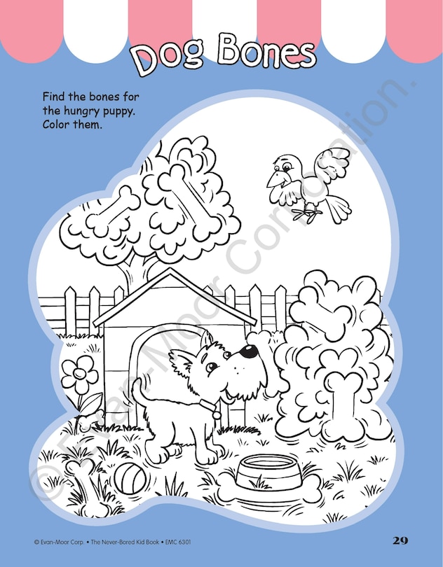 Aperçu du contenu 3_The Never-Bored Kid Book, Age 6 - 7 Workbook