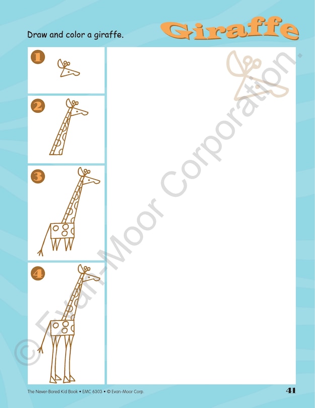 Aperçu du contenu 3_The Never-Bored Kid Book, Age 5 - 6 Workbook