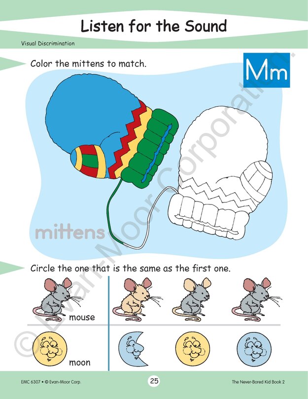 Sample content 3_The Never-Bored Kid Book 2, Age 4 - 5 Workbook