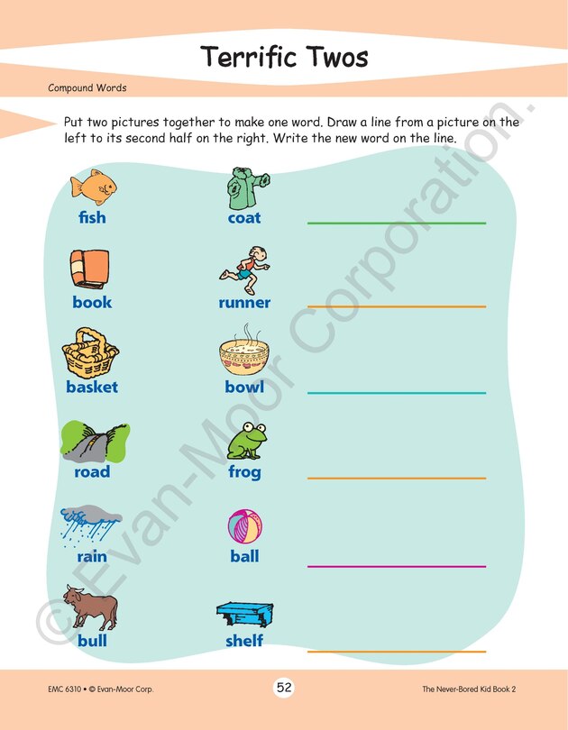 Aperçu du contenu 5_The Never-Bored Kid Book 2, Age 7 - 8 Workbook