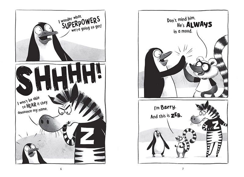 Aper&ccedil;u du contenu_The (Not So) Superheroes (The Terrible Trio #1)