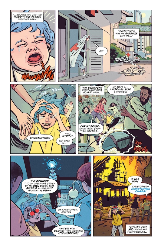 Aper&ccedil;u du contenu 5_The Oddly Pedestrian Life of Christopher Chaos Library Edition Volume 1