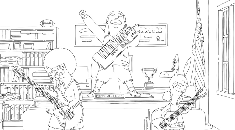 Sample content 2_The Official Bob's Burgers Coloring Book
