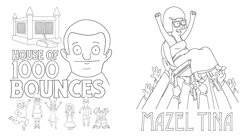 Sample content 3_The Official Bob's Burgers Coloring Book