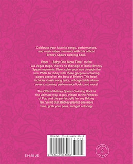 Back cover_The Official Britney Spears Coloring Book