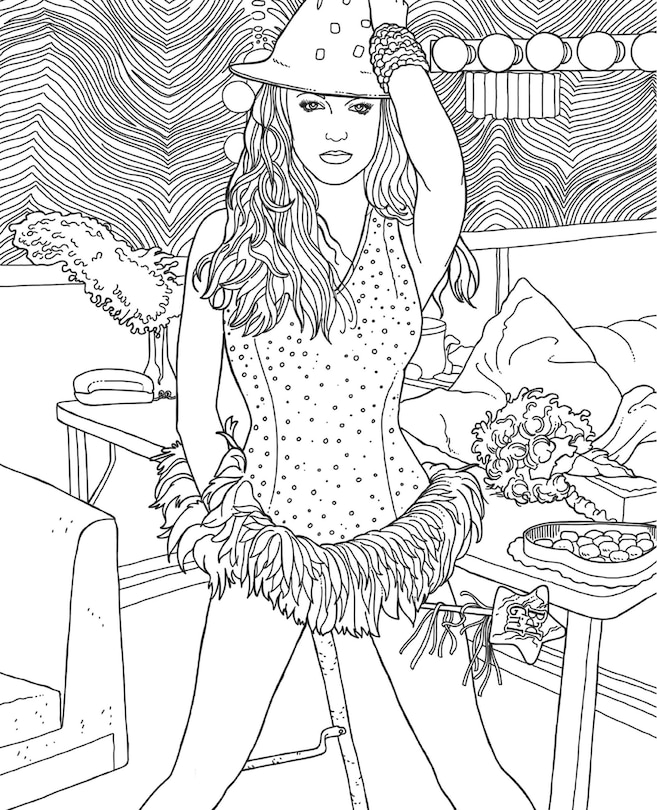 Sample content 2_The Official Britney Spears Coloring Book