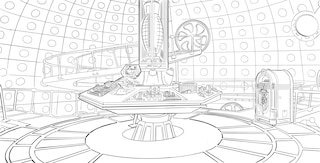 Sample content_The Official Doctor Who Coloring Book