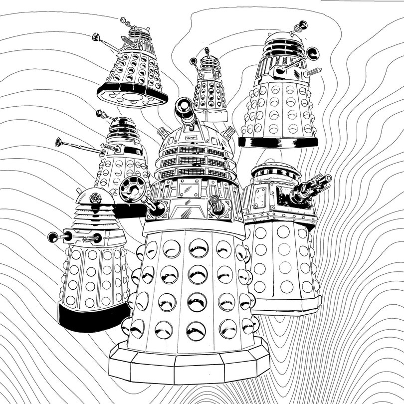 Sample content 2_The Official Doctor Who Coloring Book