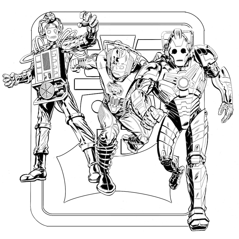 Sample content 3_The Official Doctor Who Coloring Book