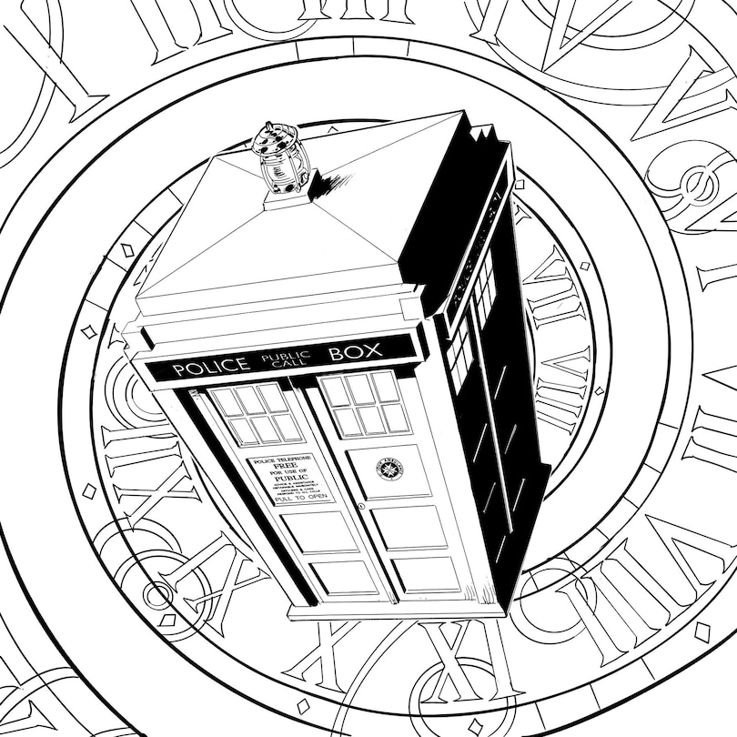 Sample content 4_The Official Doctor Who Coloring Book