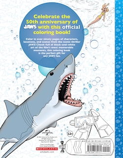 Back cover_The Official Jaws Coloring Book (Media tie-in)