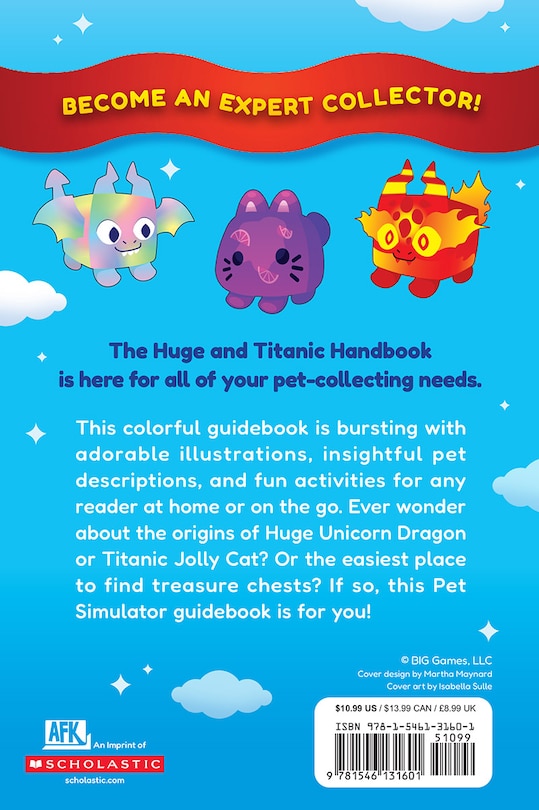 Back cover_The Official Pet Simulator Huge and Titanic Handbook