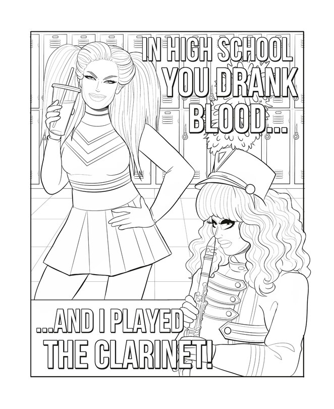 Sample content 5_The Official Trixie and Katya Coloring Book