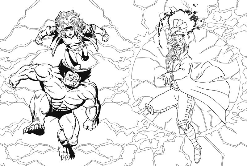 Sample content 2_The Official X-Men Coloring Book