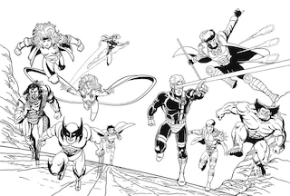 Sample content 3_The Official X-Men Coloring Book