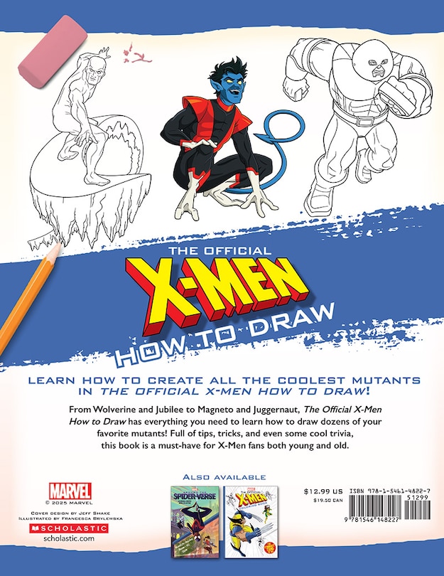 Back cover_The Official X-Men How to Draw