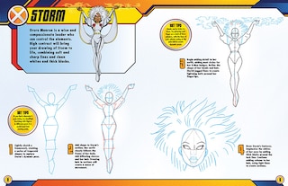 Sample content_The Official X-Men How to Draw