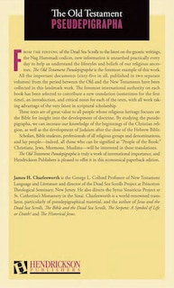 Back cover_The Old Testament Pseudepigrapha, Volume 1