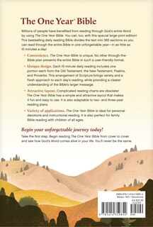 Back cover_The One Year Bible NIV, Large Print Thinline Edition (Softcover)