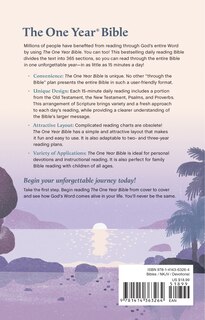 Back cover_The One Year Bible NKJV (Softcover)