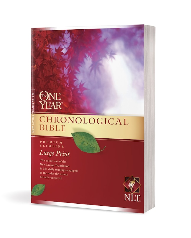 Sample content_The One Year Chronological Bible NLT, Premium Slimline Large Print (Softcover)