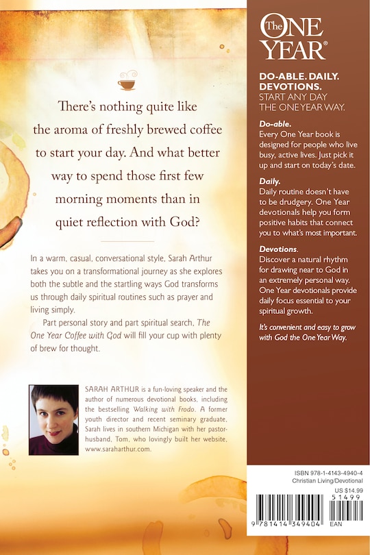 Couverture arrière_The One Year Coffee with God