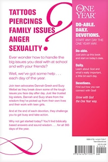 Back cover_The One Year Devos for Teen Girls