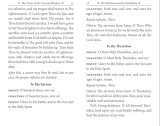 Sample content 2_The Order of the Moleben and the Panikhida