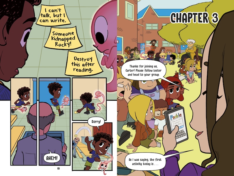 Aper&ccedil;u du contenu_The Pet Rock Ransom: A Graphic Novel