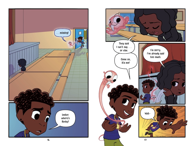 Aper&ccedil;u du contenu 2_The Pet Rock Ransom: A Graphic Novel