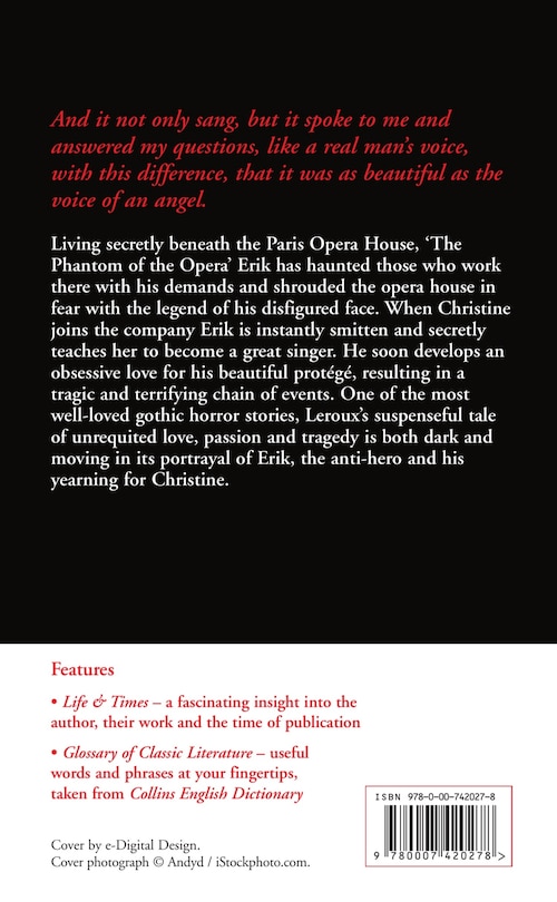 Back cover_The Phantom of the Opera (Collins Classics)