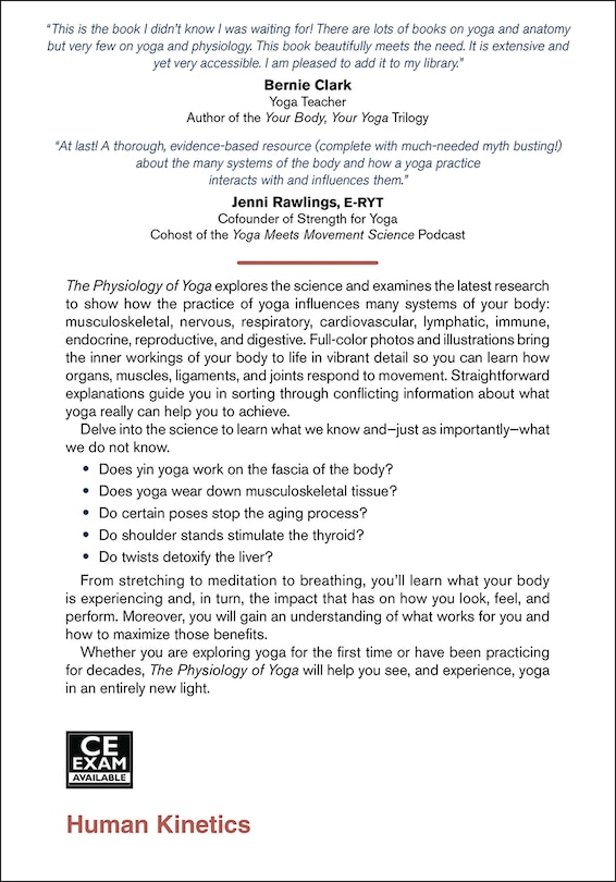 Couverture arri&egrave;re_The Physiology of Yoga