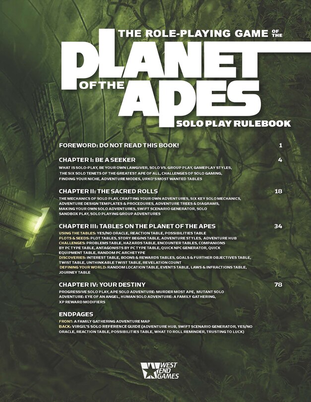 Aper&ccedil;u du contenu 4_The Planet of the Apes Solo Rulebook