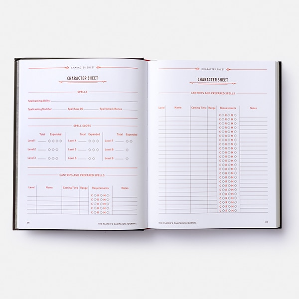 Sample content 2_The Player's Campaign Journal (Dungeons & Dragons)