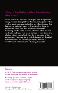 Couverture arri&egrave;re_The Portrait of a Lady