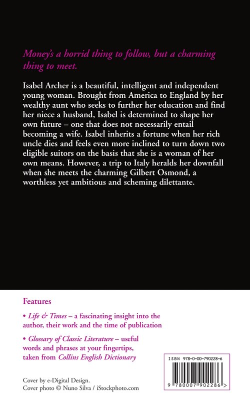 Couverture arri&egrave;re_The Portrait of a Lady