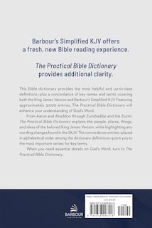 Back cover_The Practical Bible Dictionary