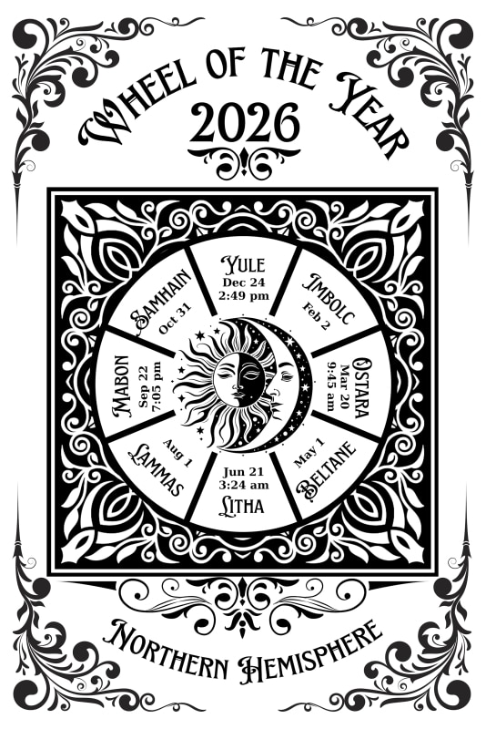 Sample content_The Practical Witch's Almanac 2026