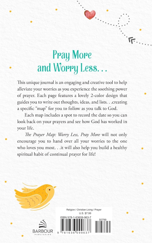 Back cover_The Prayer Map: Worry Less, Pray More