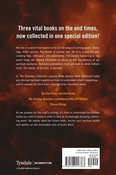 Back cover_The Prophecy Collection: The End Times Survival Guide, The Coming Apostasy, Russia Rising