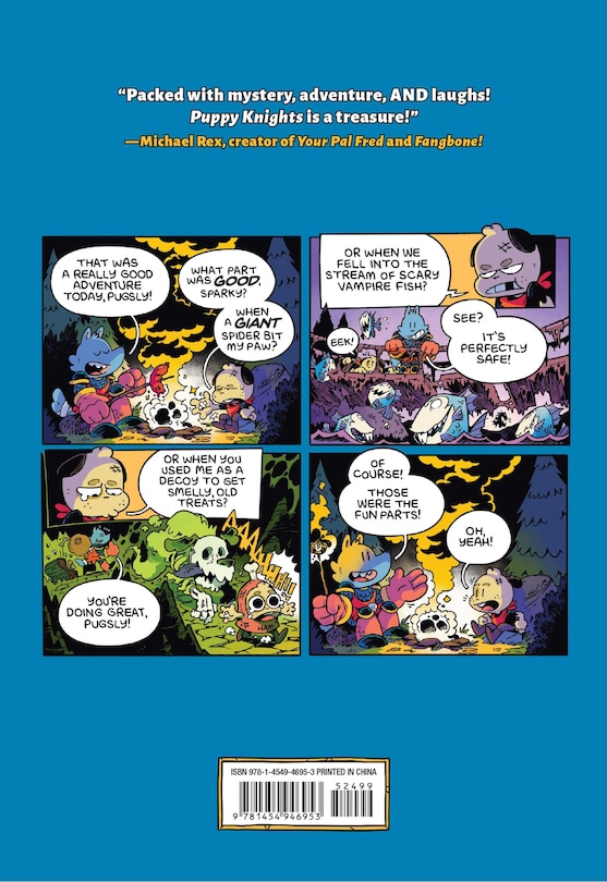 Couverture arrière_Puppy Knights: Quest for the Golden Bones