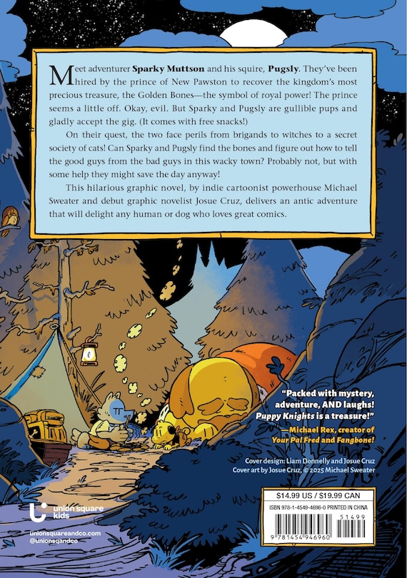 Back cover_Puppy Knights: Quest for the Golden Bones