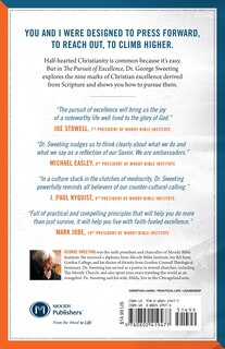 Back cover_The Pursuit of Excellence