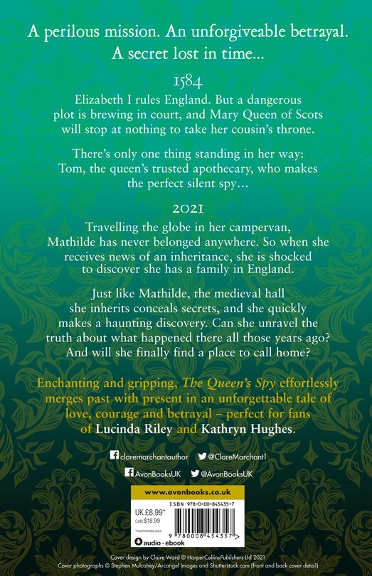 Couverture arri&egrave;re_The Queen&rsquo;s Spy