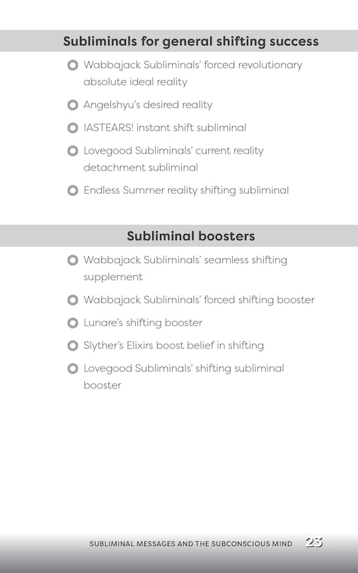 Sample content_The Reality Shifting Handbook