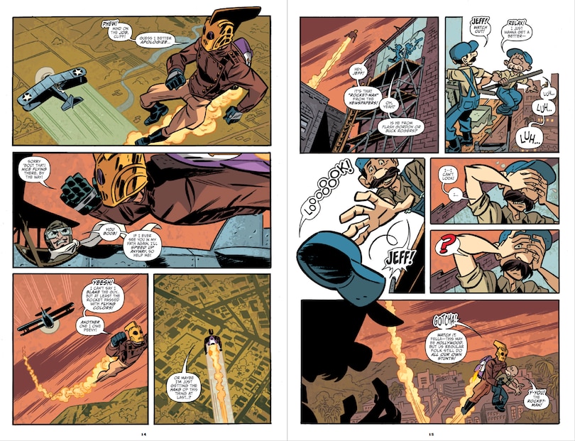 Sample content_The Rocketeer: Thrills, Spills, and Chills--IDW Classic Collections