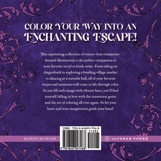 Couverture arri&egrave;re_The Romantasy Coloring Book