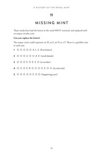 Sample content_The Royal Mint Puzzle Book