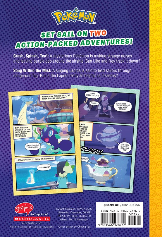 Back cover_The Search for Lapras (Pok&eacute;mon: Graphic Collection)